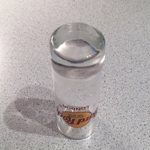 NEW LONDON Red Lettering - Hard Rock Cafe 4” Shooter Shot Glass With Box - Picture 8 of 13